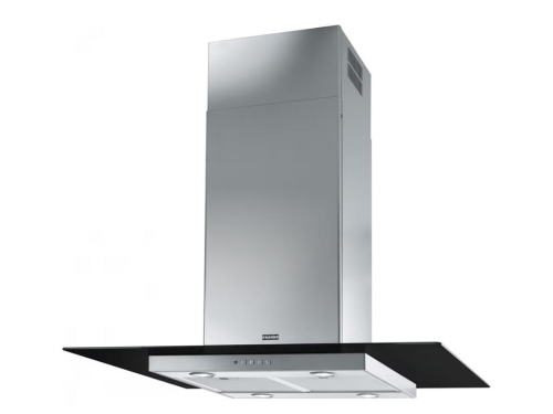 Franke Davlumbaz Glass Linear Isola FGL 915 I BK - XS Inox Ve Siyah Cam Ada