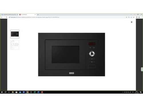 Franke Mikrodalga Fırın Smart Linear FSL 20 MW BK Black