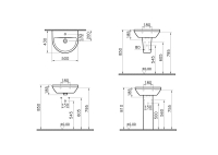 INTEGRA LAVABO 50CM BEYAZ