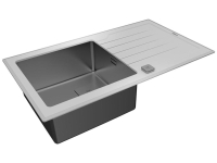 115100012-Teka DIAMOND RS15 1B 1D Paslanmaz Çelik Evye