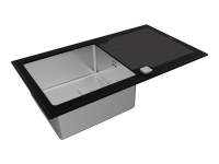115100011-Teka Diamond  RS15 1B 1D Paslanmaz Çelik Evye