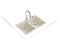 Teka Forsquare 790 TG Parlak Krem Granit Evye