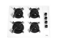 112580049-Teka GBC 64002 KBC WH  60 cm Kristal Cam White Ankanstre Gazlı Ocak