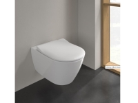 Villeroy & Boch Subway 2.0 Slim Klozet Kapağı - Soft Close - Alpine White
