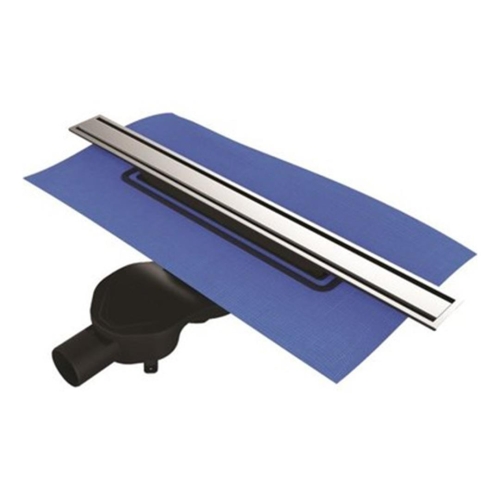 Vitra Eco-Flow DK100 50cm Duş Kanalı - Yandan S H:60 Çıkışlı - Krom