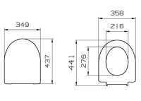Vitra Form Soft Klozet Kapağı - Beyaz