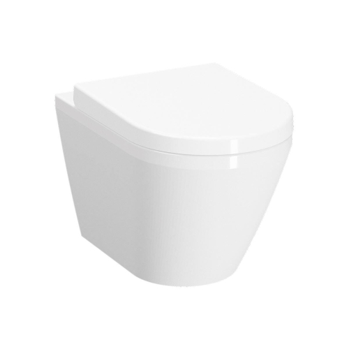 Vitra İntegra Round Asma Klozet - Gizli Montajlı 54 cm Taharet Borusu Sıvaaltı Uyg - Beyaz
