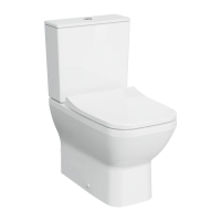 Vitra İntegra Square Takım Klozet - Rim-ex Duvara Tam Dayalı 62 cm Taharet Borulu - Beyaz