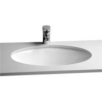 Vitra S20 Tezgah Altı Lavabo - 60x45 Oval Su Taşma Delikli - Beyaz