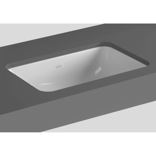 Vitra S20 Tezgah Altı Lavabo - 45x37 Dikdörtgen Kompakt Su Taşma Delikli  - Beyaz