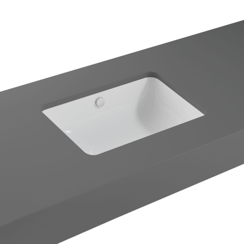 Vitra S20 Tezgah Altı Lavabo - 55x37 Dikdörtgen Su Taşma Delikli - Beyaz