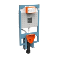 768-4800-01-Vitra V8 Gömme Rezervuar - Asma Klozetler İçin Alçıpan Duvar İçi Uygulamalı 3-6 Litre