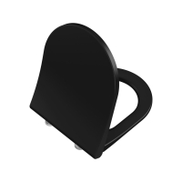131-483-009-Vitra Integra Slim Etekli Soft Klozet Kapağı Duroplast - Mat Siyah