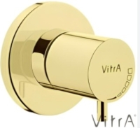 A4145874 - Vitra Origin Ankastre Stop Valf Siva Üstü Grubu - Soft Altın