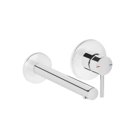 A42581-Vitra Origin Ankastre Lavabo Bataryası Sıva Üstü Grubu, Krom