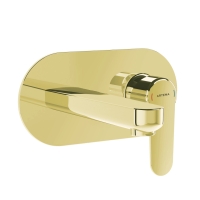 A4272174 - Artema Root Round Ankastre Lavabo Bataryası Sıva Üstü - Soft Altın