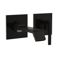 A4278239-Vitra - Suit Ankastre Lavabo Bataryası Sıva Üstü - Mat Siyah