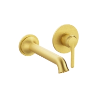 A4288925 - Vitra Origin Classic 2D Ankastre Lavabo Bataryası (Sıva Üstü) - Fırçalı Altın