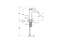 A4353274 - Artema Minimax Round Yüksek Lavabo Batartyası, Soft Altın