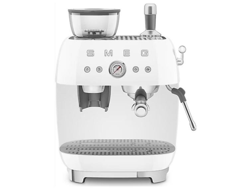 Smeg Beyaz Öğütücülü Espresso Kahve Makinesi ECF03BLEU