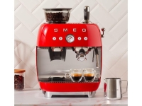 Smeg Kırmızı Öğütücülü Espresso Kahve Makinesi ECF03BLEU