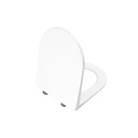 Universal Round Klozet Kapağı Super Slim Duroplast Klozet Kapağı, Beyaz