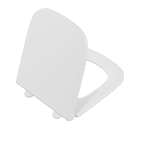 Vitra S20 Square Klozet Kapağı - Üstten Sıkmalı Yavaş Kapanır Plastik Menteşeli - Beyaz