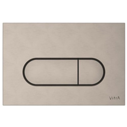 740-2295 - Vitra Root Round Kumanda Paneli, Fırçalı Nikel