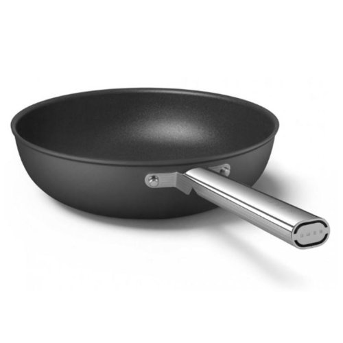 Smeg Cookware 50-S Style Siyah WOK Tava 30 cm