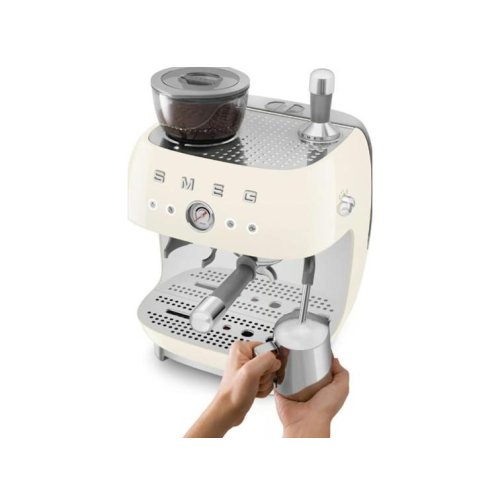 Smeg Krem Öğütücülü Espresso Kahve Makinesi ECF03BLEU