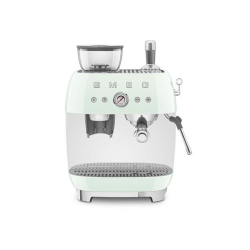 Smeg Pastel Yeşil Öğütücülü Espresso Kahve Makinesi ECF03BLEU